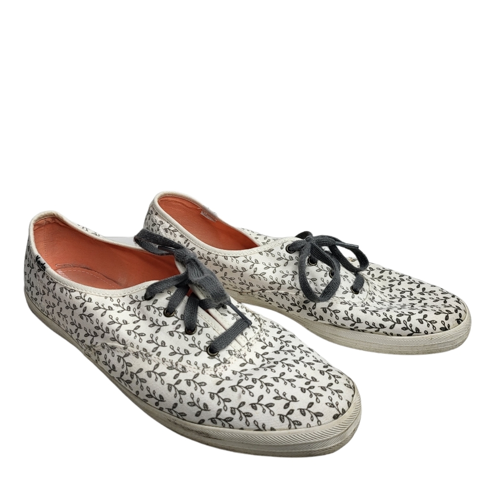 Keds floral vine print canvas sneaker size 11